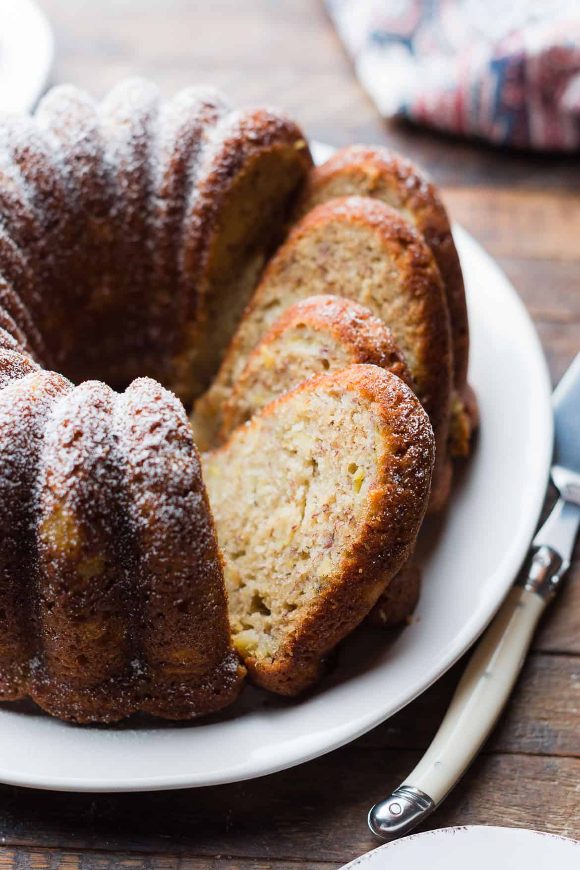 Banana Pineapple Cake | www.kitchenconfidante.com | Have a slice of home with this old favorite.