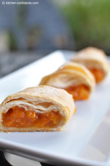 Apricot Phyllo Strudel