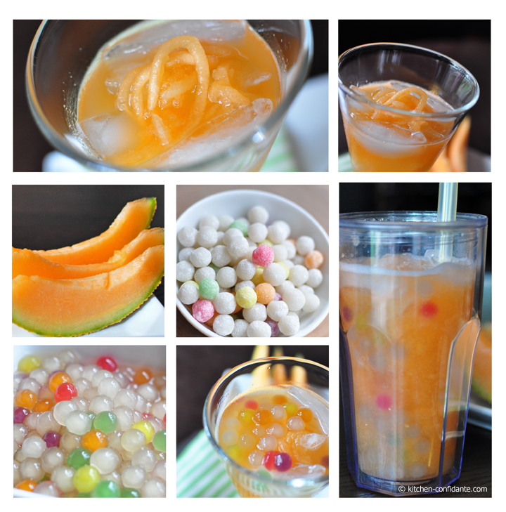 Cantaloupe Juice or Bubble Tea