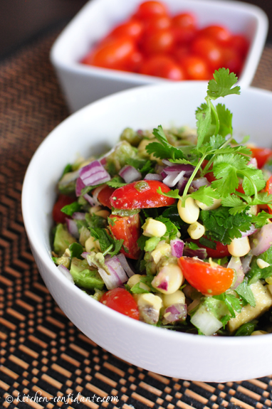 Avocado Corn Tomato Salad