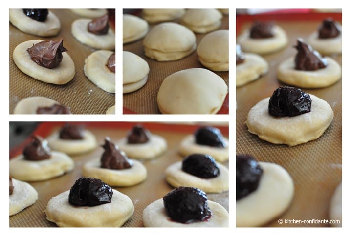 Jelly and Nutella Filled Doughnuts