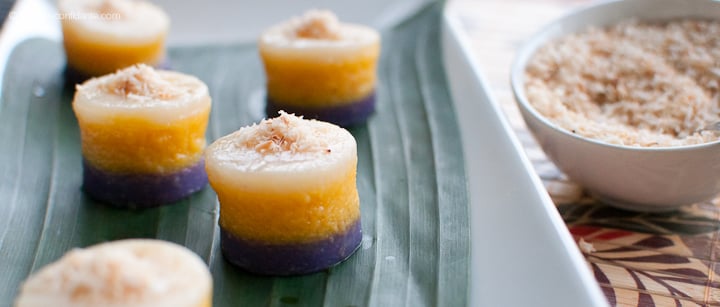 Sapin-sapin is one example of the Philippine's sweet delicacies made with glutenous rice. The literal translation of 