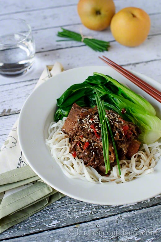 Korean-style Short Rib Noodle Bowl