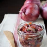 Rustic Red Onion Relish | Kitchen Confidante | SLIDER