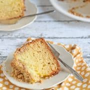 Lemon Coffee Cake with Almond Streusel | Kitchen Confidante | SLIDER