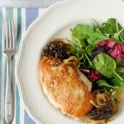Roast Chicken with Morels and Onions | Kitchen Confidante | SLIDER