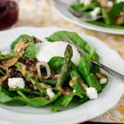 Lentil Spinach Salad | Kitchen Confidante-8
