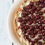 Morello Cherry Almond Tart | Kitchen Confidante