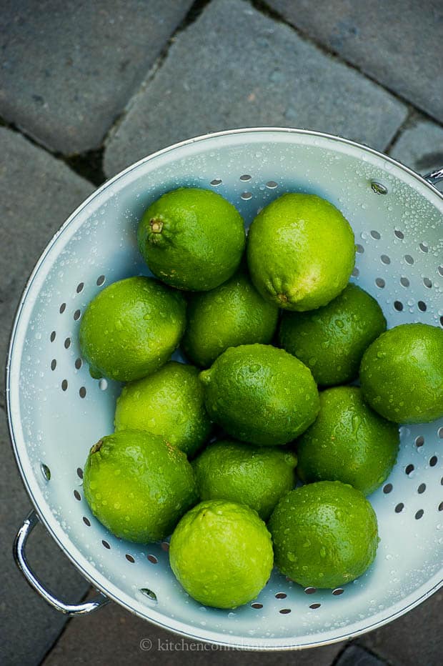 Green Apple Margarita | Kitchen Confidante | Limes