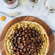 Savory Fig and Grape Tart | Kitchen Confidante | Tart Featured