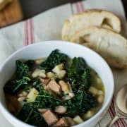 Kale Parsnip & Sausage Soup | Kitchen Confidante