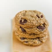 Chocolate Chip Cookie Butter Cookies | Kitchen Confidante | Stacked
