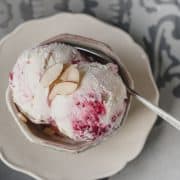 Cranberry Almond Swirl Ice Cream | Kitchen Confidante-1