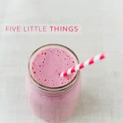 Strawberry Banana Soy Smoothie | Kitchen Confidante