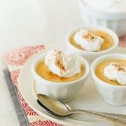 Cognac Butterscotch Pudding | Kitchen Confidante | With Cognac Whipped Cream