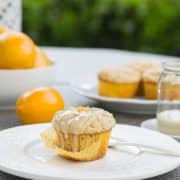 Meyer Lemon Ricotta Muffins | Kitchen Confidante | Glazed