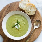 Roasted Asparagus and Sweet Potato Soup | Kitchen Confidante-2-EDITED