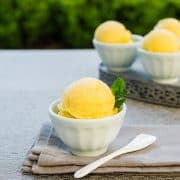 Mango Ginger Sorbet | Kitchen Confidante-2