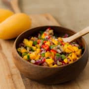 Mango Pepper Salsa | Kitchen Confidante | FEATURED