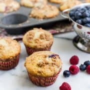 Mixed Berry Streusel Muffins | Kitchen Confidante