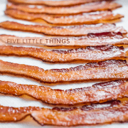 Five Little Things | Kitchen Confidante | June 6, 2013 | Baked Bacon