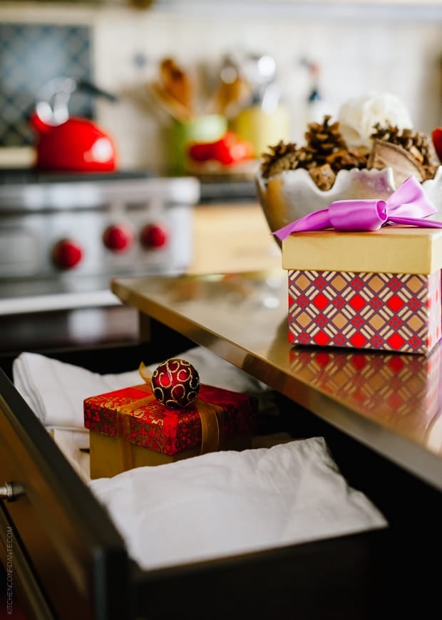 Stylish Ways to Stash Holiday Gifts | www.kitchenconfidante.com