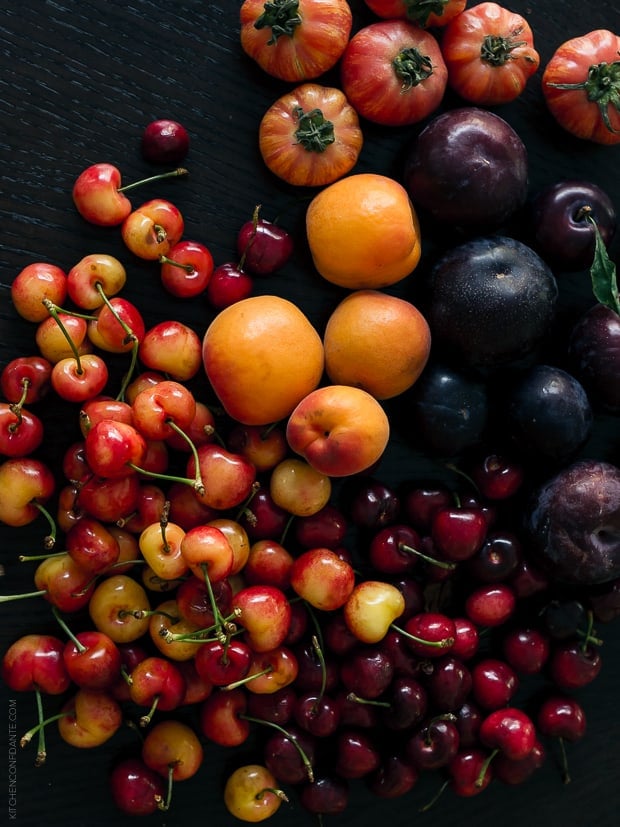 Farmer's Market Bounty - Shades of Sunset | www.kitchenconfidante.com