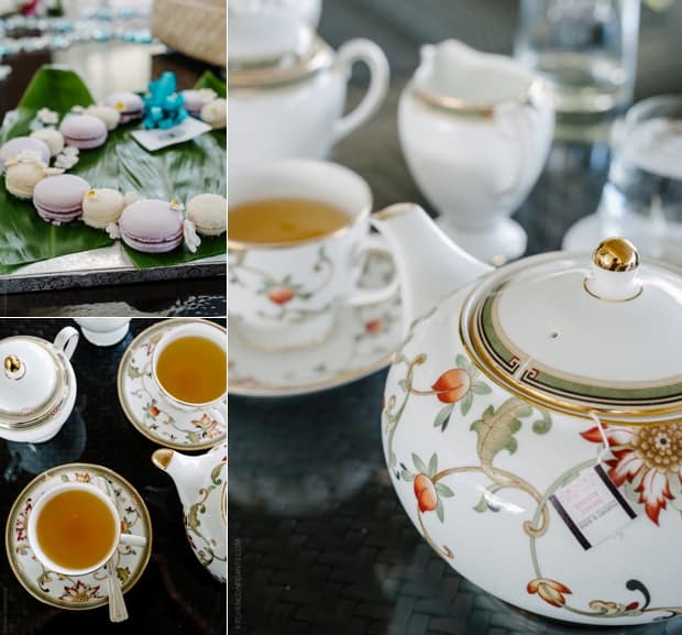 Afternoon Tea served at the Kahala Resort.