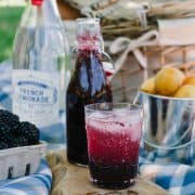 Blackberry Shrub Lemonade | www.kitchenconfidante.com