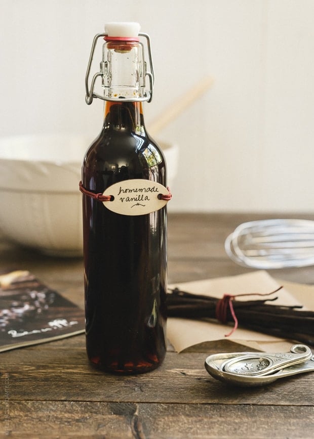 Homemade Vanilla Extract | www.kitchenconfidante.com | Homemade vanilla is easy to make and makes a wonderful present!