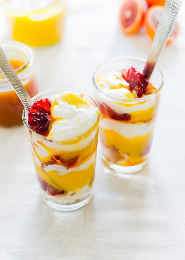 Passion Fruit Blood Orange Trifle | www.kitchenconfidante.com