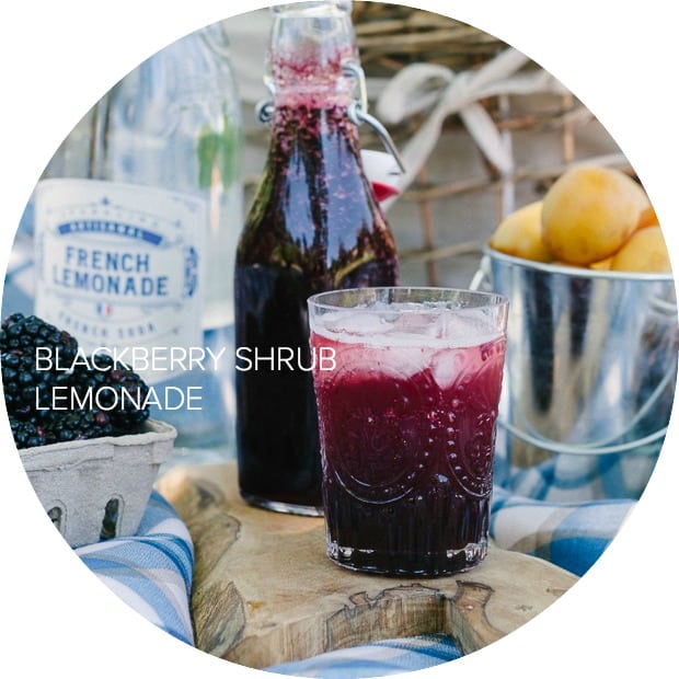 Blackberry Shrub Lemonade | www.kitchenconfidante.com