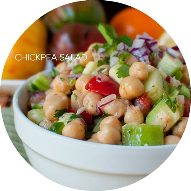 Chickpea Salad | www.kitchenconfidante.com