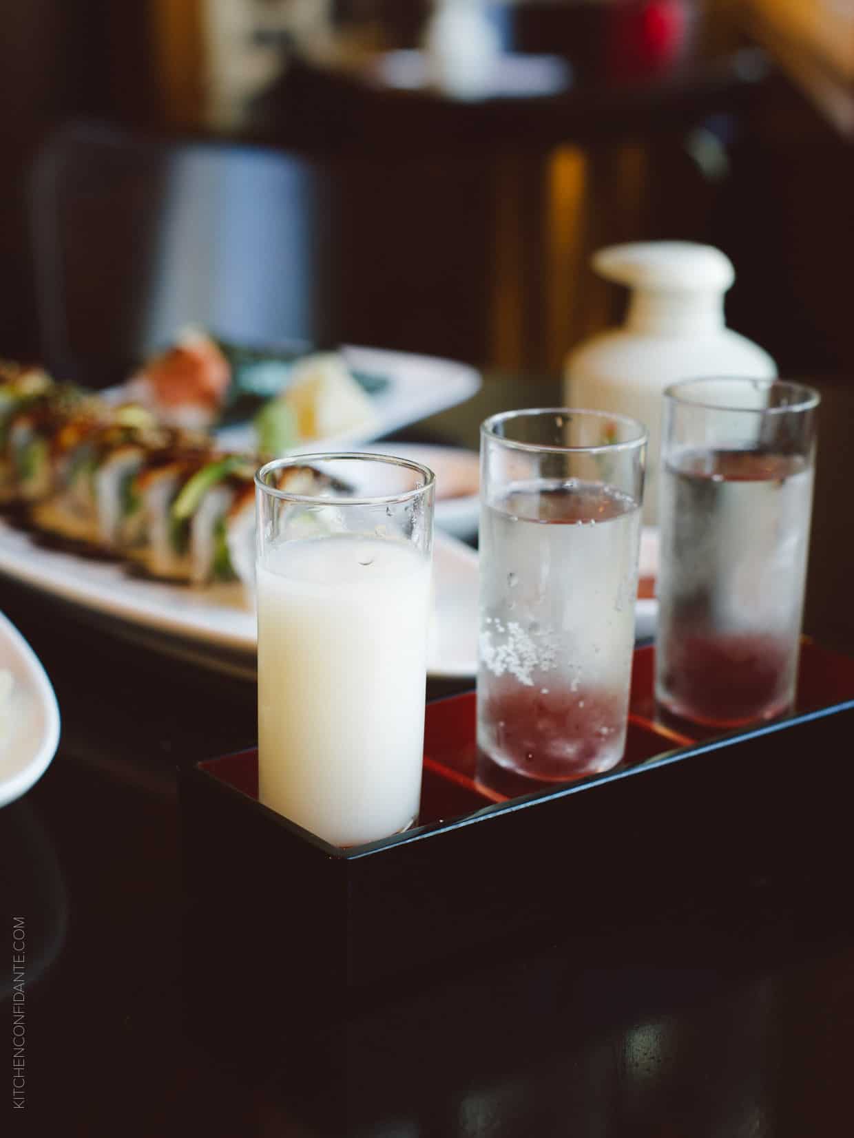 What goes best with sushi? The perfect sake, of course! Check out three delicious pairings at @benihanaus #senseacrave #ad