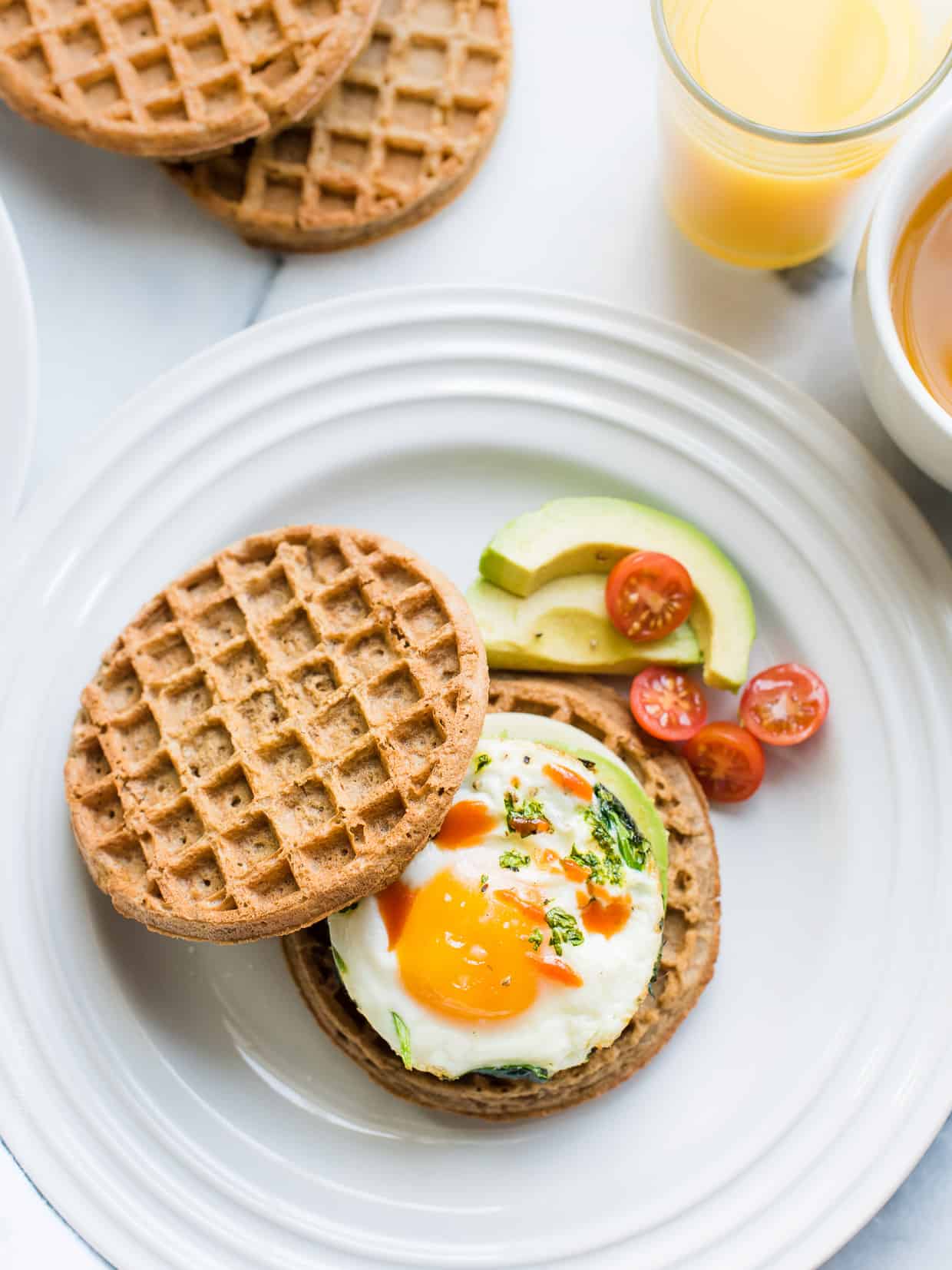 Waffle Breakfast Sandwich | Kitchen Confidante