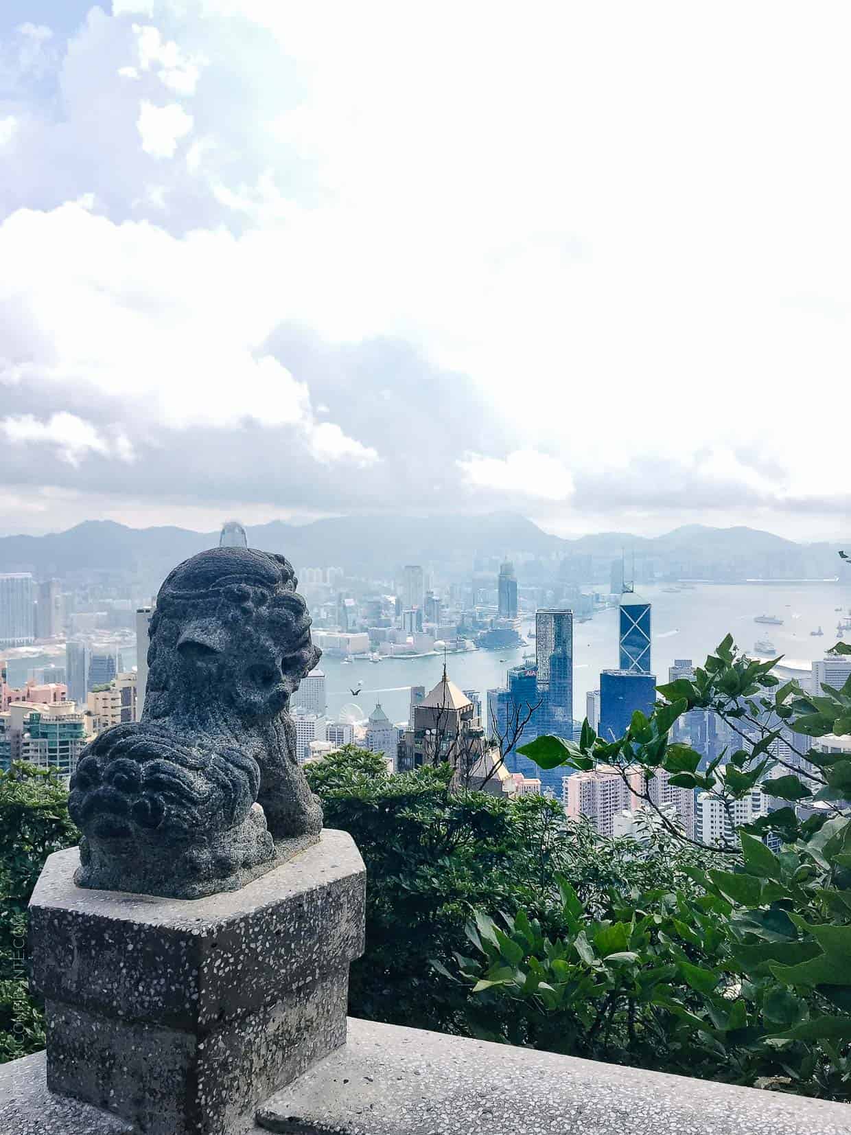 Image of the city from the peak. Hong Kong Travel Guide.