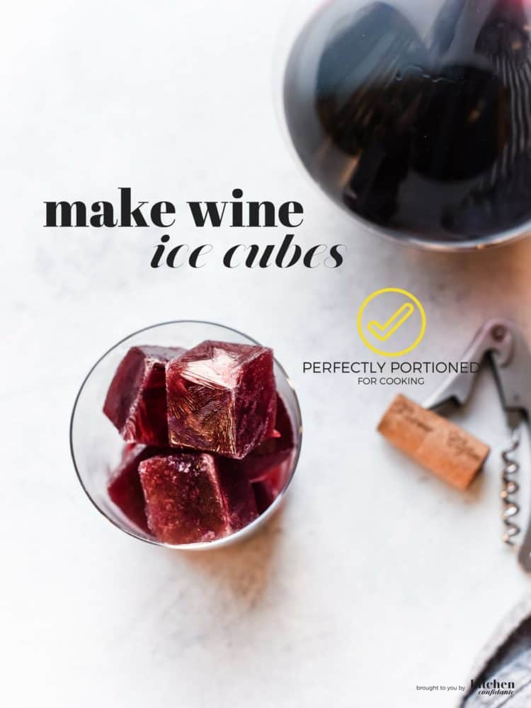 Have an unfinished bottle of wine? Learn how to use leftover wine with One Quick Tip by making wine ice cubes!