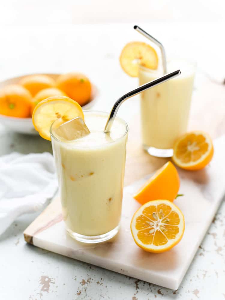 Squeeze a little sunshine into a Meyer Lemon and Honey Lassi. This Indian-inspired smoothie is a tangy treat!