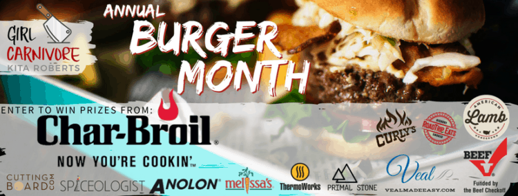 Fire up the grill, it's Burger Month 2017!