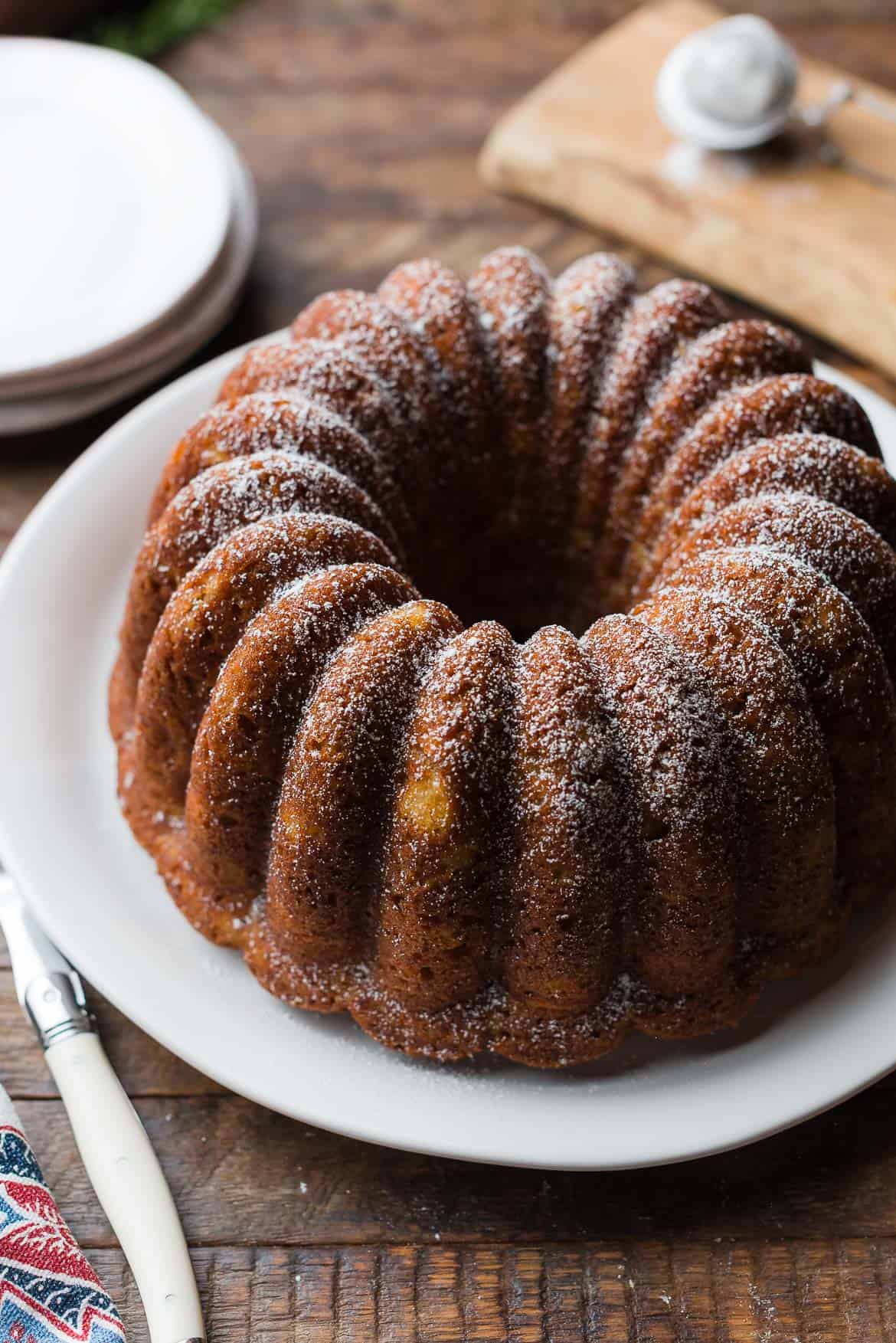 Banana Pineapple Cake | www.kitchenconfidante.com | Use ripe bananas in this simple, homey cake.