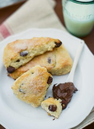 Chocolate Chip Scones with Buttermilk | Kitchen Confidante