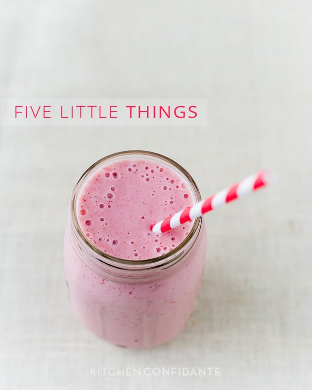 Strawberry Banana Soy Smoothie | Kitchen Confidante