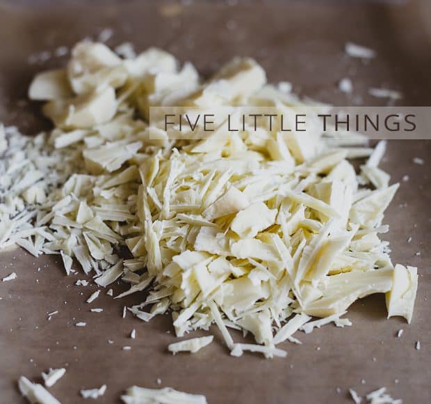 Five Little Things | Kitchen Confidante | White Chocolate