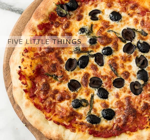 Five Little Things | Kitchen Confidante | April 26, 2013 | Olive Pizza
