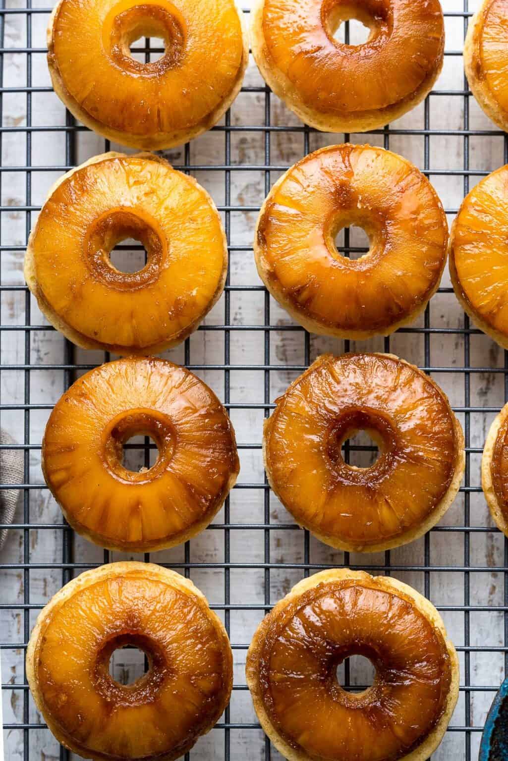 Pineapple Upside Down Cake Doughnuts Kitchen Confidante