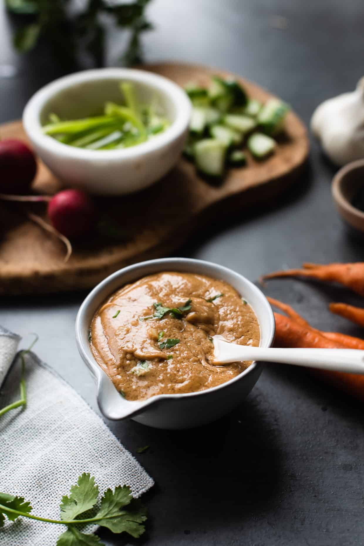 Soba Noodles and Chicken with Spicy Peanut Sauce | Kitchen Confidante