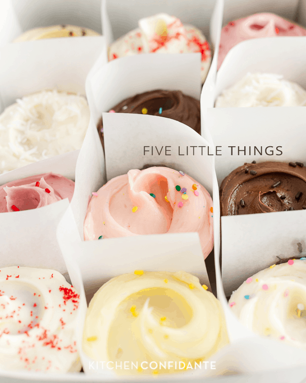 Five Little Things - June 21, 2013 | www.kitchenconfidante.com | Cupcakes