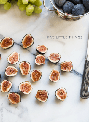 Five Little Things - August 23, 2013 | www.kitchenconfidante.com | SLICED FIGS