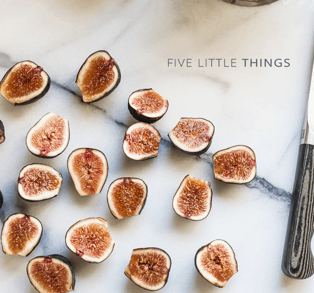 Five Little Things - August 23, 2013 | www.kitchenconfidante.com | SLICED FIGS