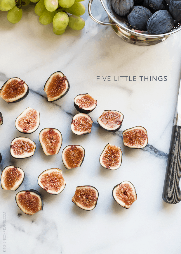 Five Little Things - August 23, 2013 | www.kitchenconfidante.com | SLICED FIGS